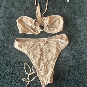 Abercrombie Brown Shimmer Bikini